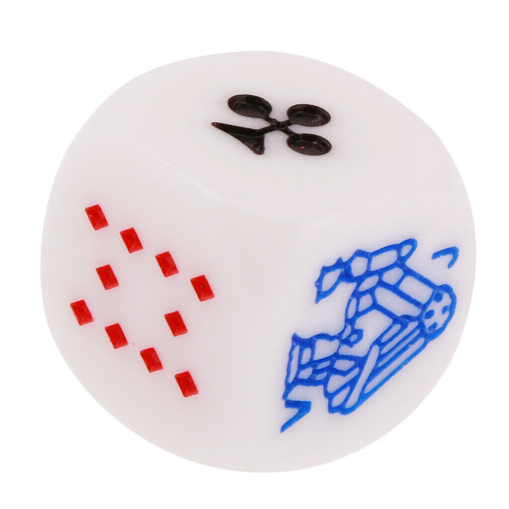 Lots 10 6 Sided Poker Card Dice Casino Poker Favours Prop Tabletop Supplies