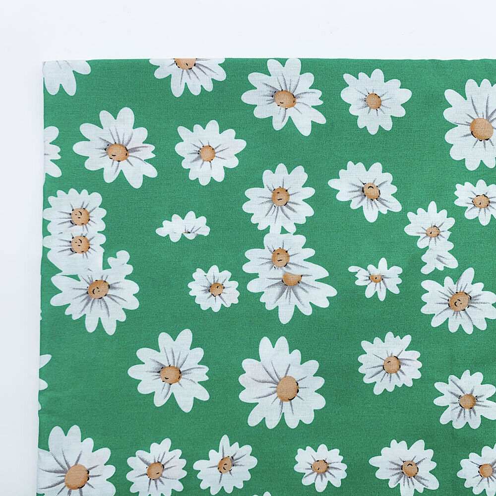 7Pcs Sunflower Cotton Fabric Patchwork DIY Quilting Sewing Handmade Material