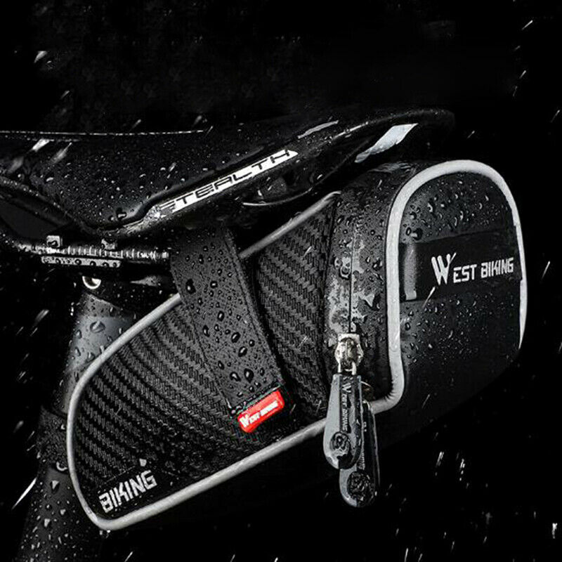 Waterproof Mountain Road Cycling Saddle Bag Bicycle Bike Under SeatBDAU