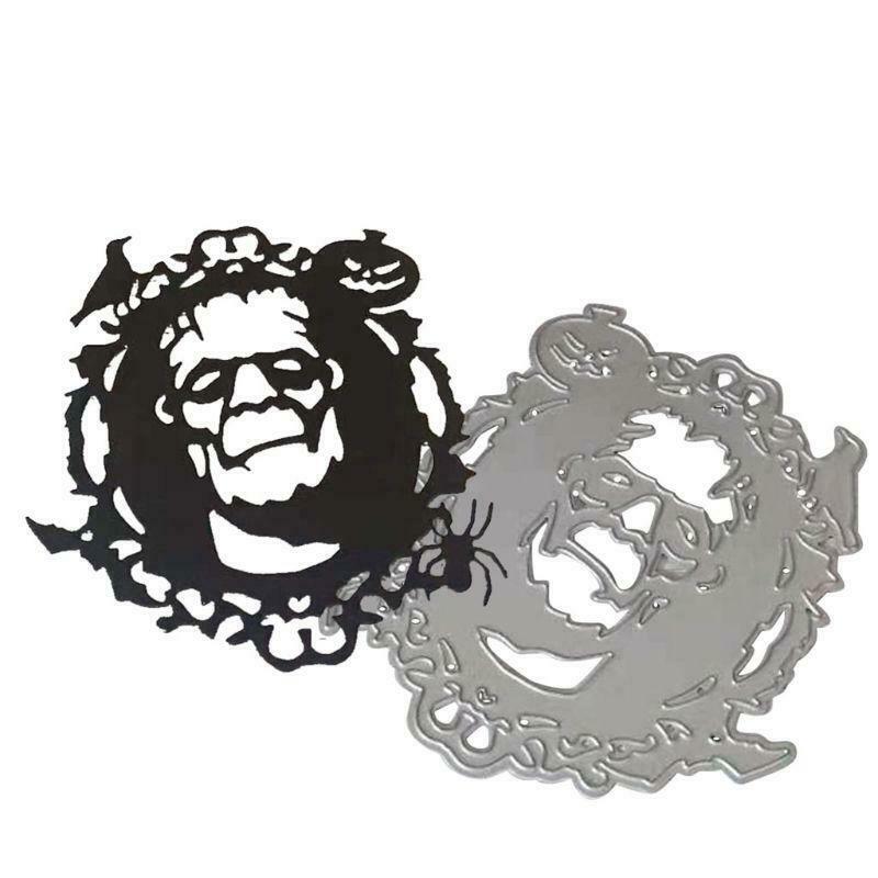 Halloween Vampire Frame Metal Cutting Dies Stencil DIY Scrapbooking Album Stamp