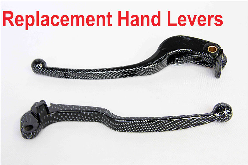 Fiber Carbon Brake Clutch Hand Lever For SUZUKI GSX GSXR GSX-R GSXR600 GSXR750