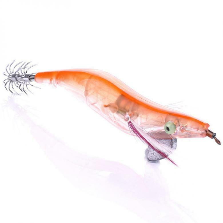 6pcs LED Electronic Luminous Shrimp Squid Octopus Bait Fishing Jigs Lure