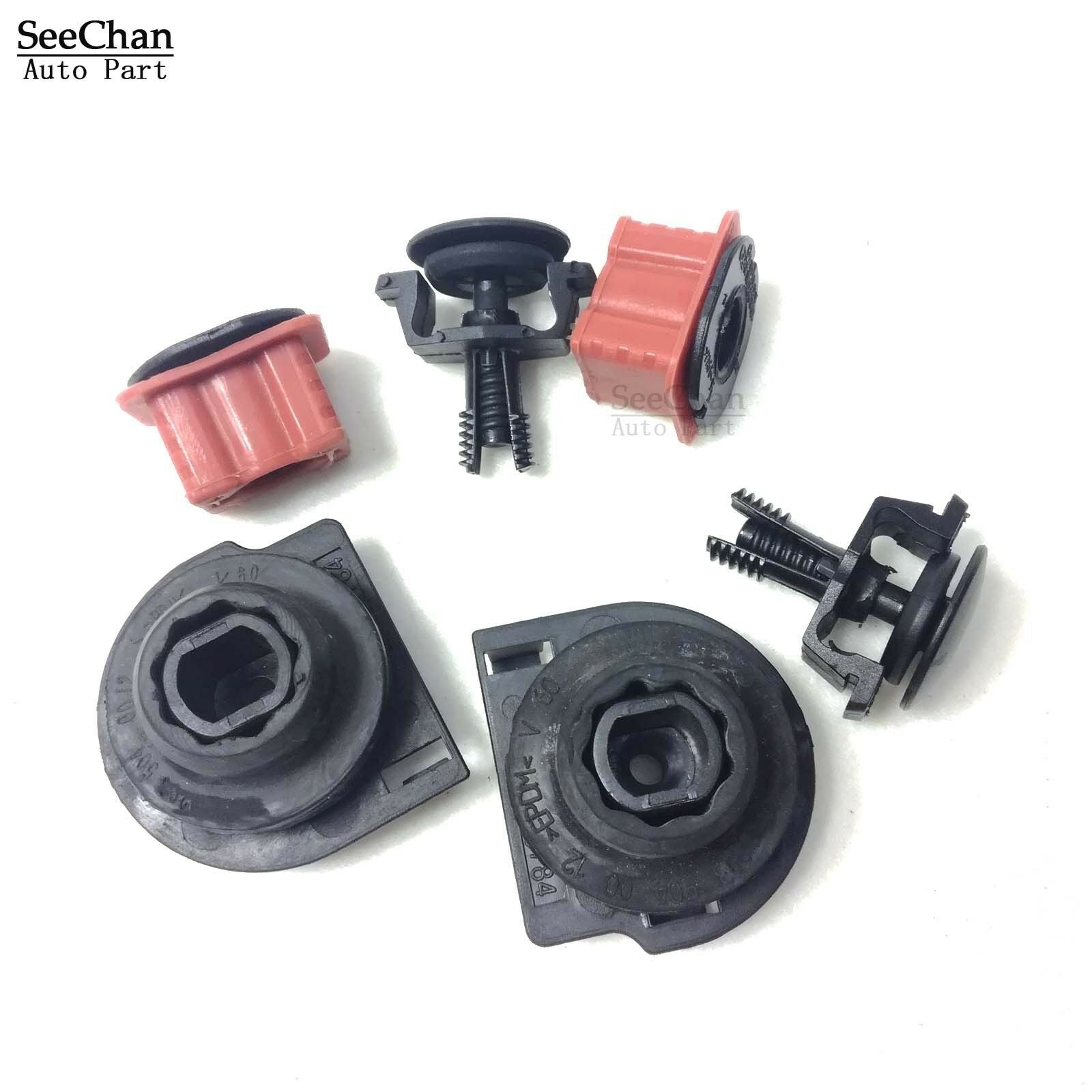 8Pc Radiator Mounting KIT Fit For Mercedes Benz C200 C280 GLK350 SL500 LOT 07-17