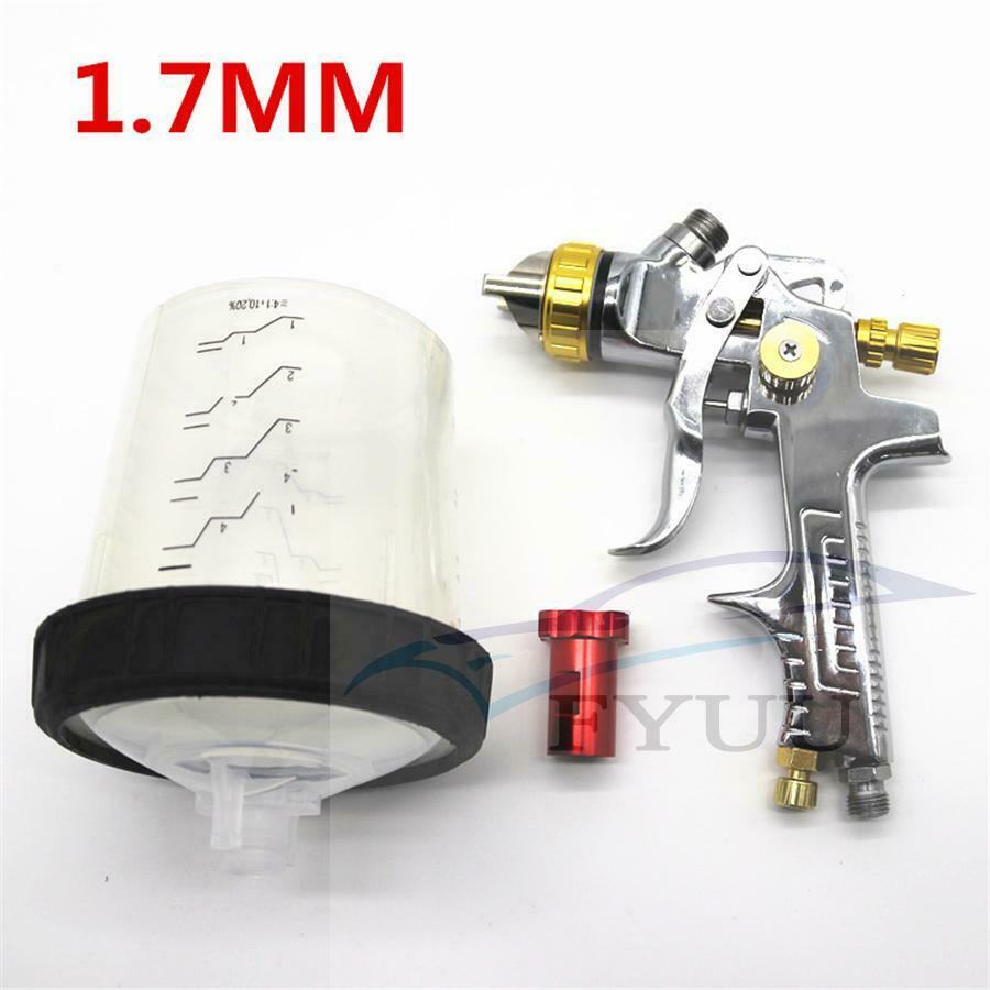 1.7mm Digital Air Pressure Regulator PSI Ba Kpa KG/CM² Spray Gun Tool +Cup 600ml