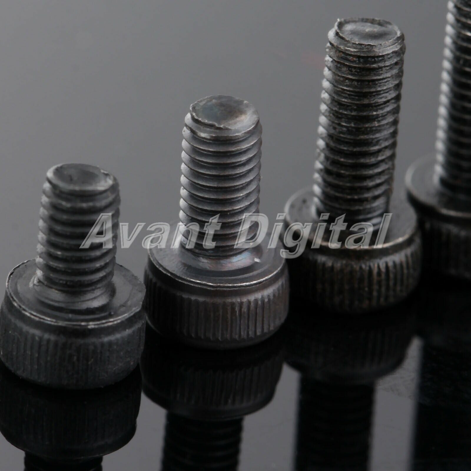 120PCS M3 Hex Socket Round Cap Head Screws Bolts Assortment Set Carbon Steel Kit