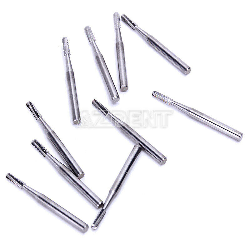 10 X Dental Tungsten Steel Burs Drill FG1558 For High Speed Handpiece 1.6mm