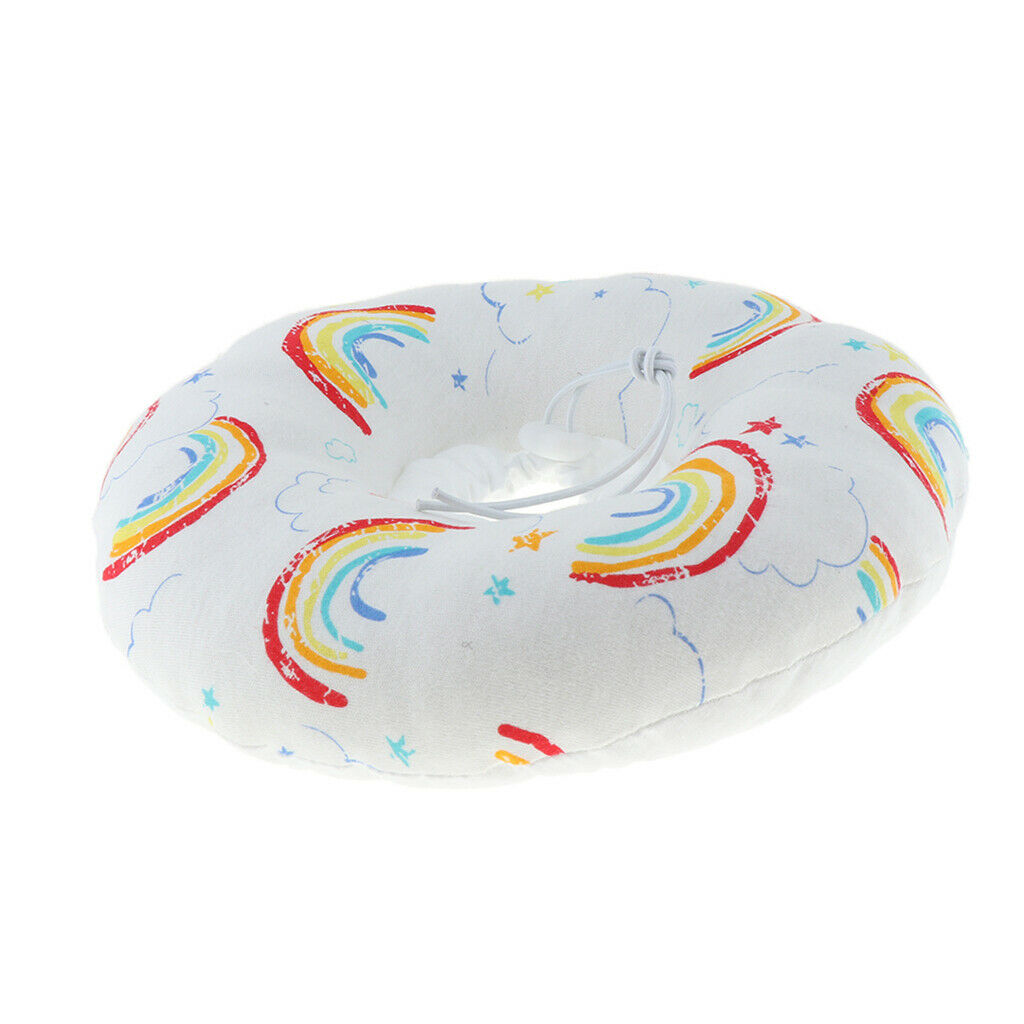Protective Pet Collar for Recovery Dog Cat Soft Dog Collar  Rainbow S