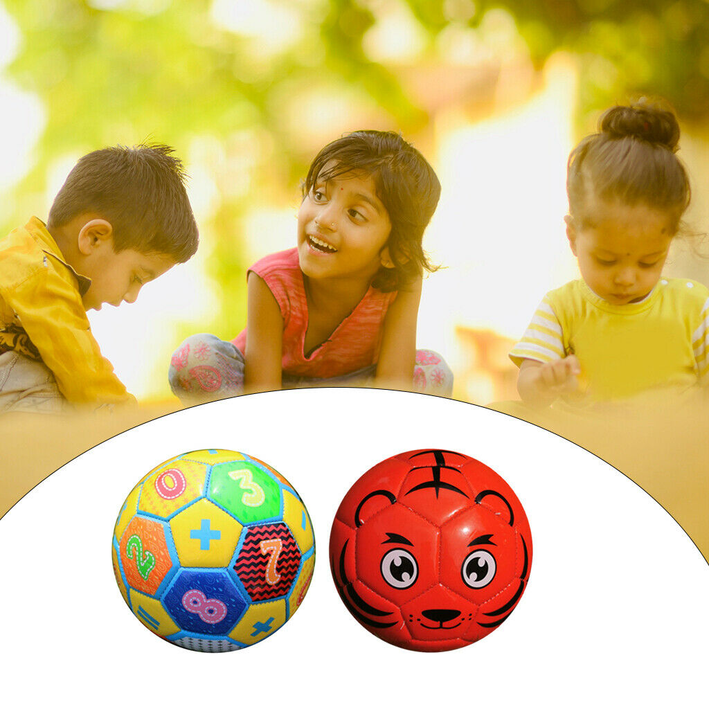2x Kids Soccer Children Soft Colorful Foam Ball Ball for Girls, Boys Gifts