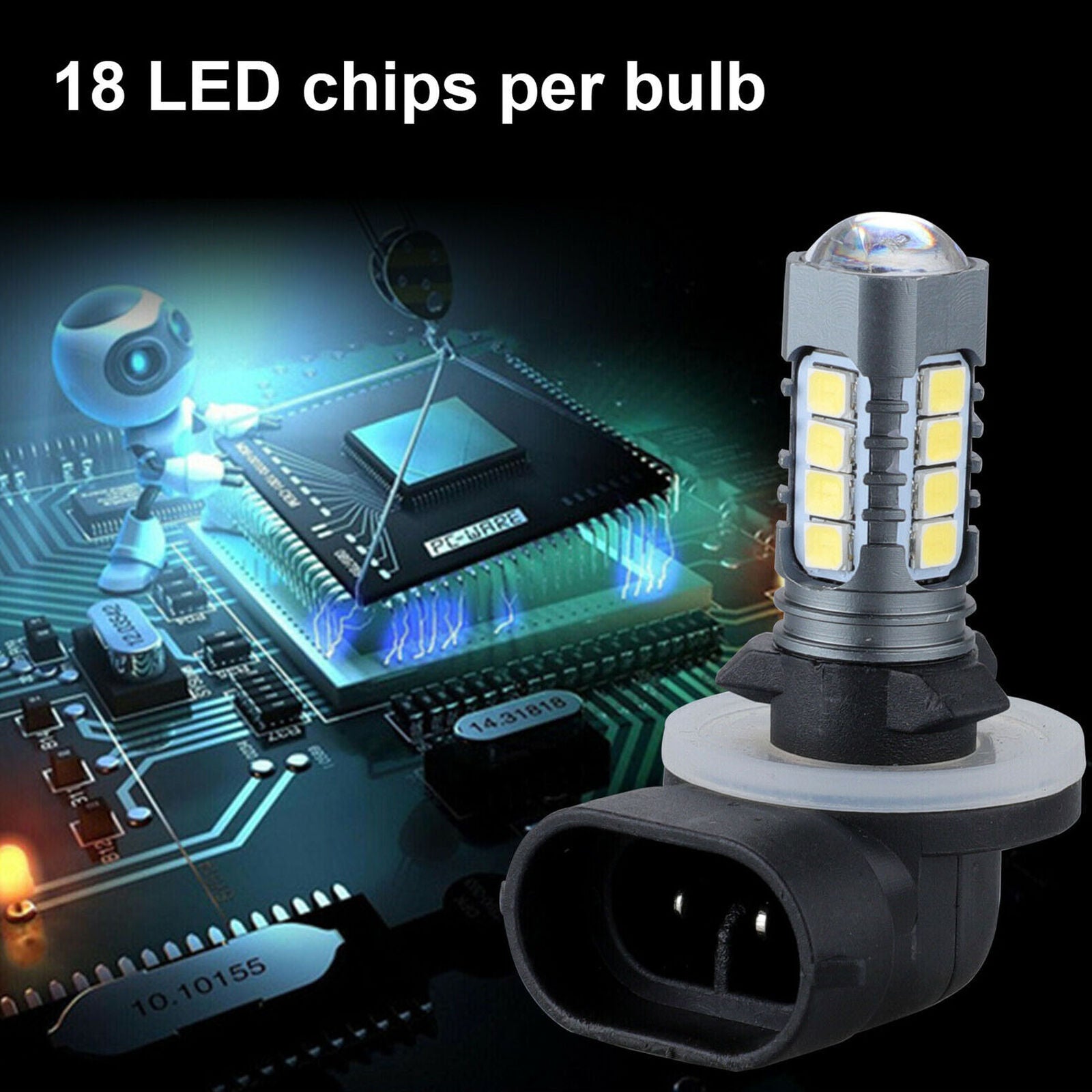 3x 270W LED Headlight Bulbs For Polaris Sportsman 500 550 570 600 700 800 850 XP