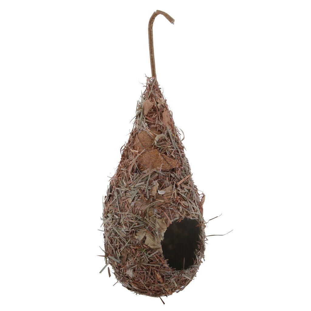 4pcs Hanging Water Drop Bird Nest Natural Parrot Hatching Breeding Nest