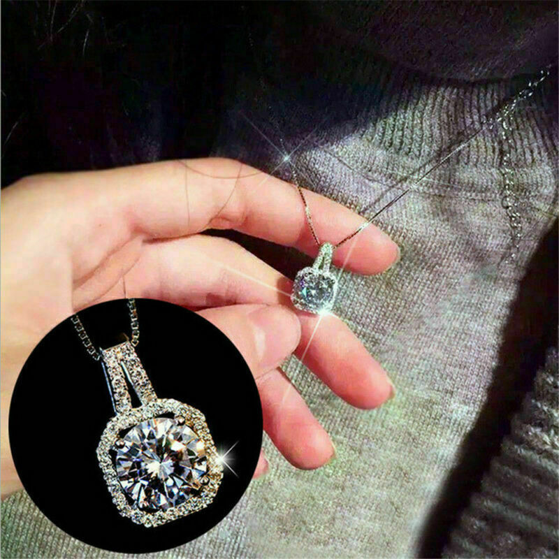 New Fashion Crystal Charm Pendant Jewelry Chain Chunky Statement Choker Necklace