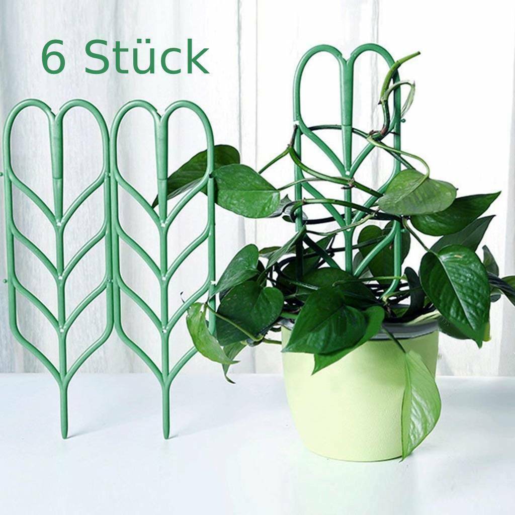 6pcs Plastic Plant Support Stand Holder for Small Houseplant Trellis Frame
