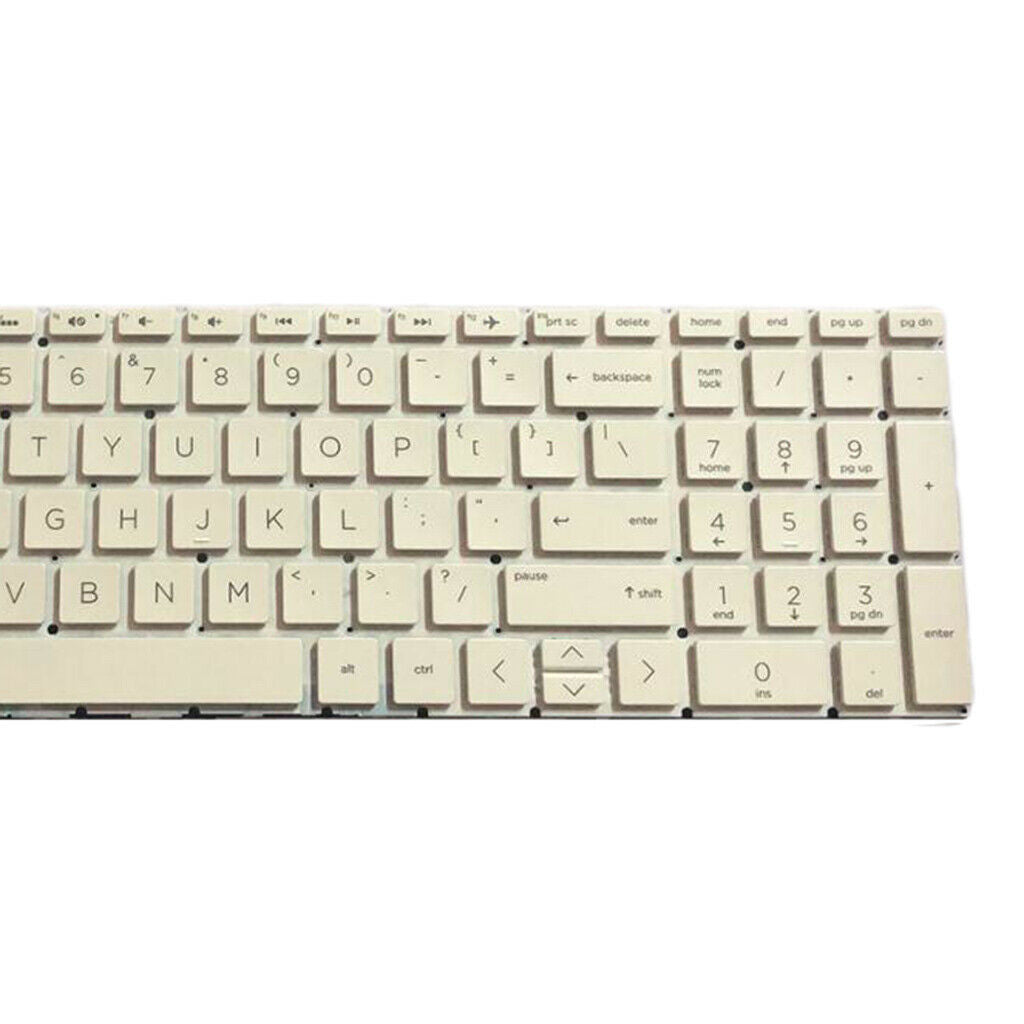 1 Packs US Backlit Keyboard For Home 15-da0000 15t-da0000 Laptop White