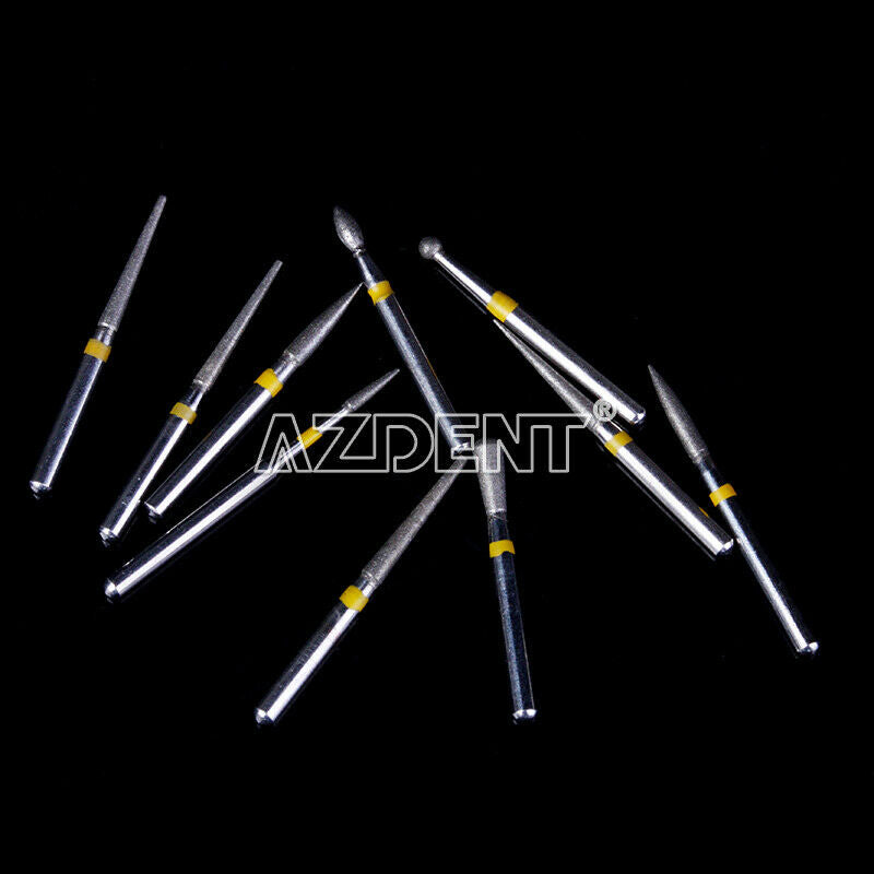 50kits Dental Turbine Diamond FG Burs Creamics/Composite Polishing FG-105 AZDENT