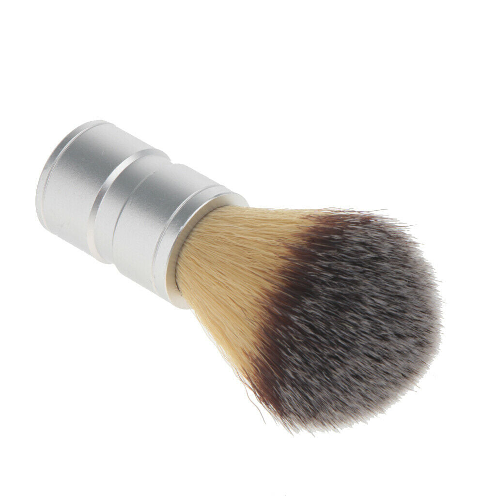 Beard High Density Shaving Brush And Plastic Soap Cup Tray