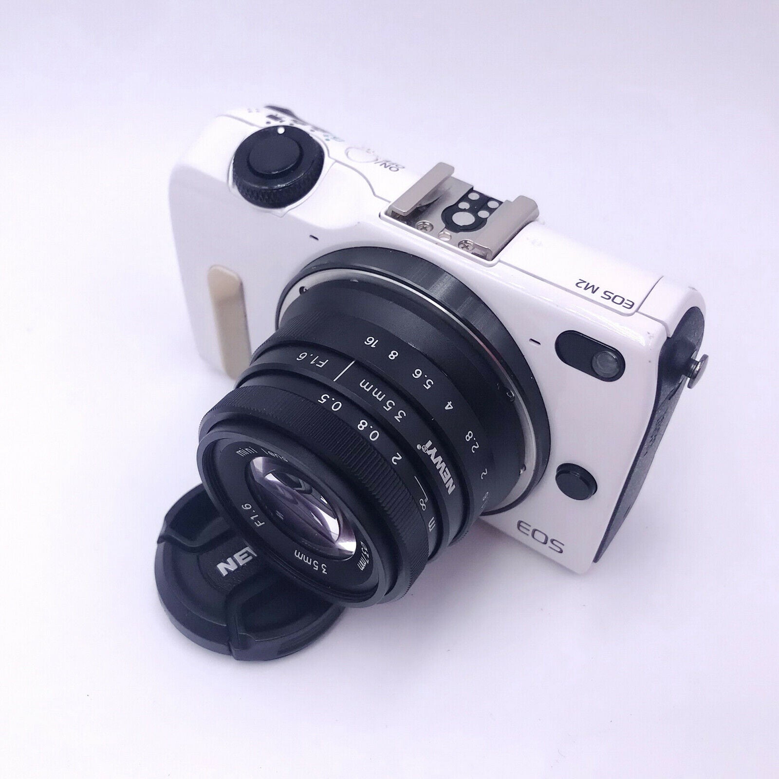 Metal 35mm F1.6 APS-C Manual Fixed Camera Lens for Canon EOS M M2 M3 M6 M100