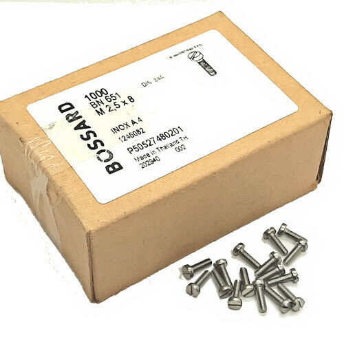 [300pcs] 1245082 M2.5x8/BN651 DIN84A SCREW