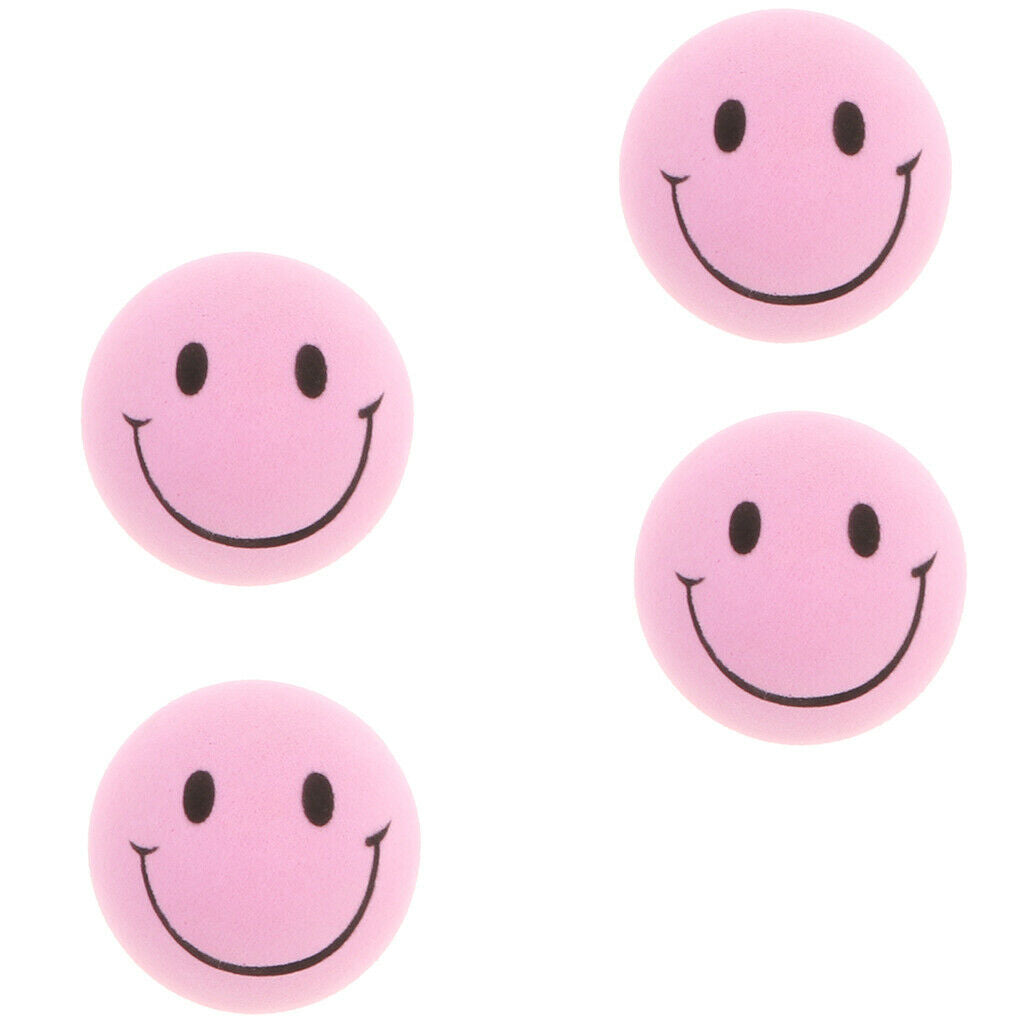 2.4'' EVA Ball Bouncy Balls Soft Foam Balls Pet Toys, Pack of 4 - Pink