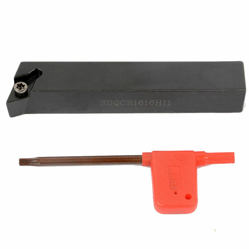 SDQCR1616H11 Lathe External Turning Tool Holder +DCMT11T304 BP010 Carbide insert