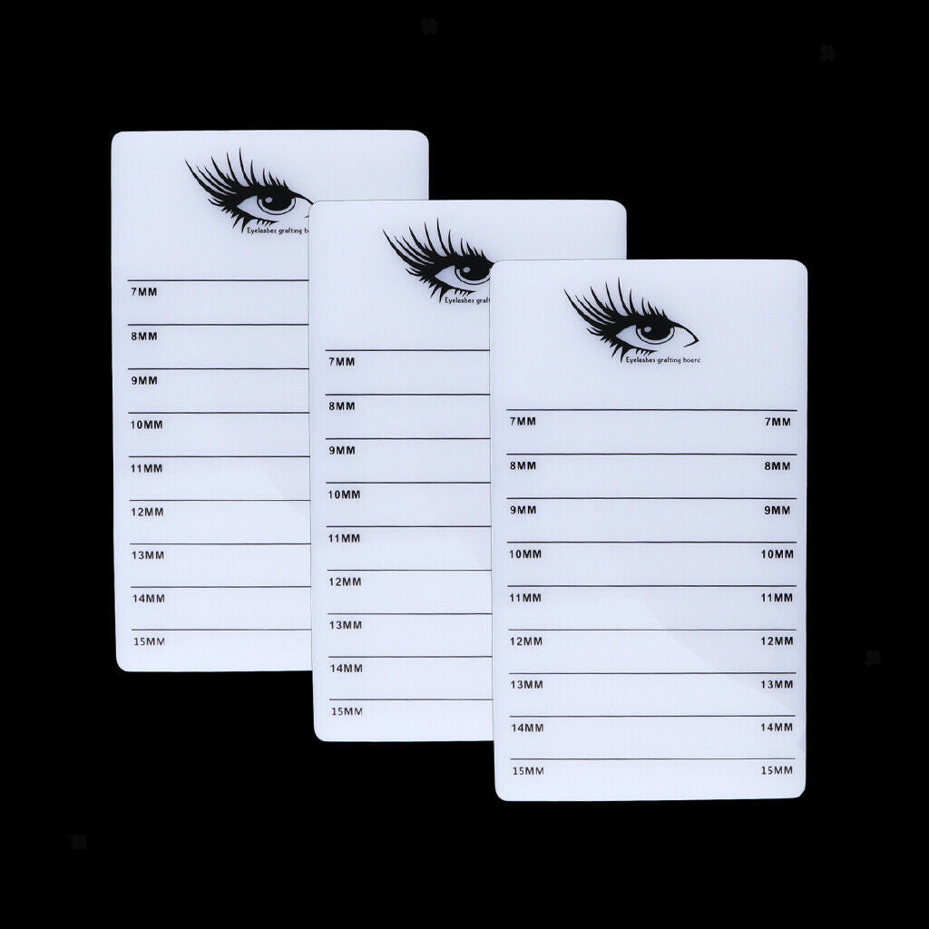 3 Pieces False Eyelashes Template Eyelash Stander Lash Holder