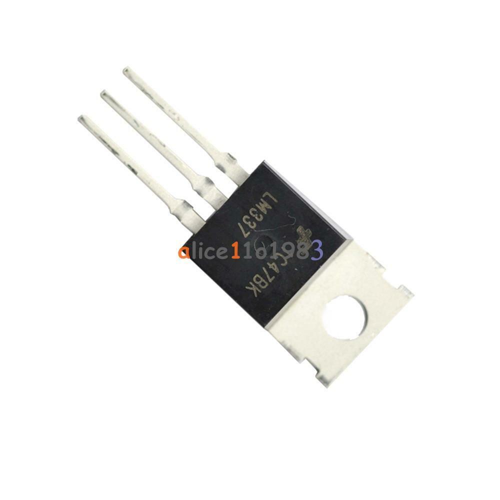 30Pcs LM337 LM337T ADJ Negative Voltage Regulator IC 1.5 New