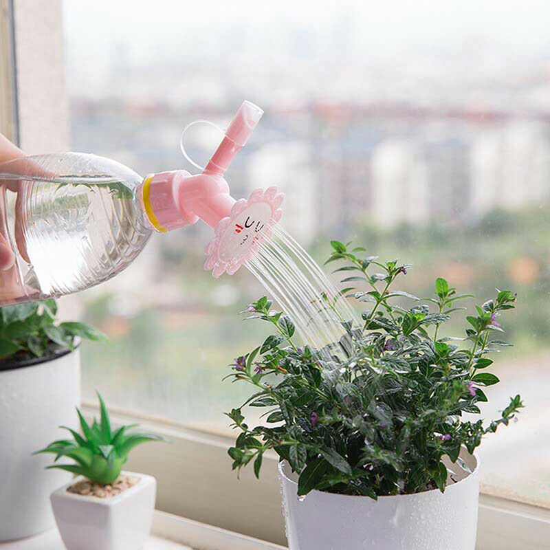 Gardening Plant Watering Attachment Spray-head Soft Drink Bottle Water Ca.l8