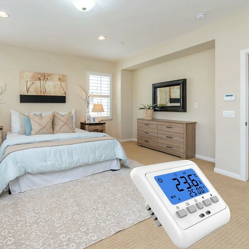 C08.H3 16A Digital Thermostat Temperature Controller 0-40 Celsius Antiflaming R5