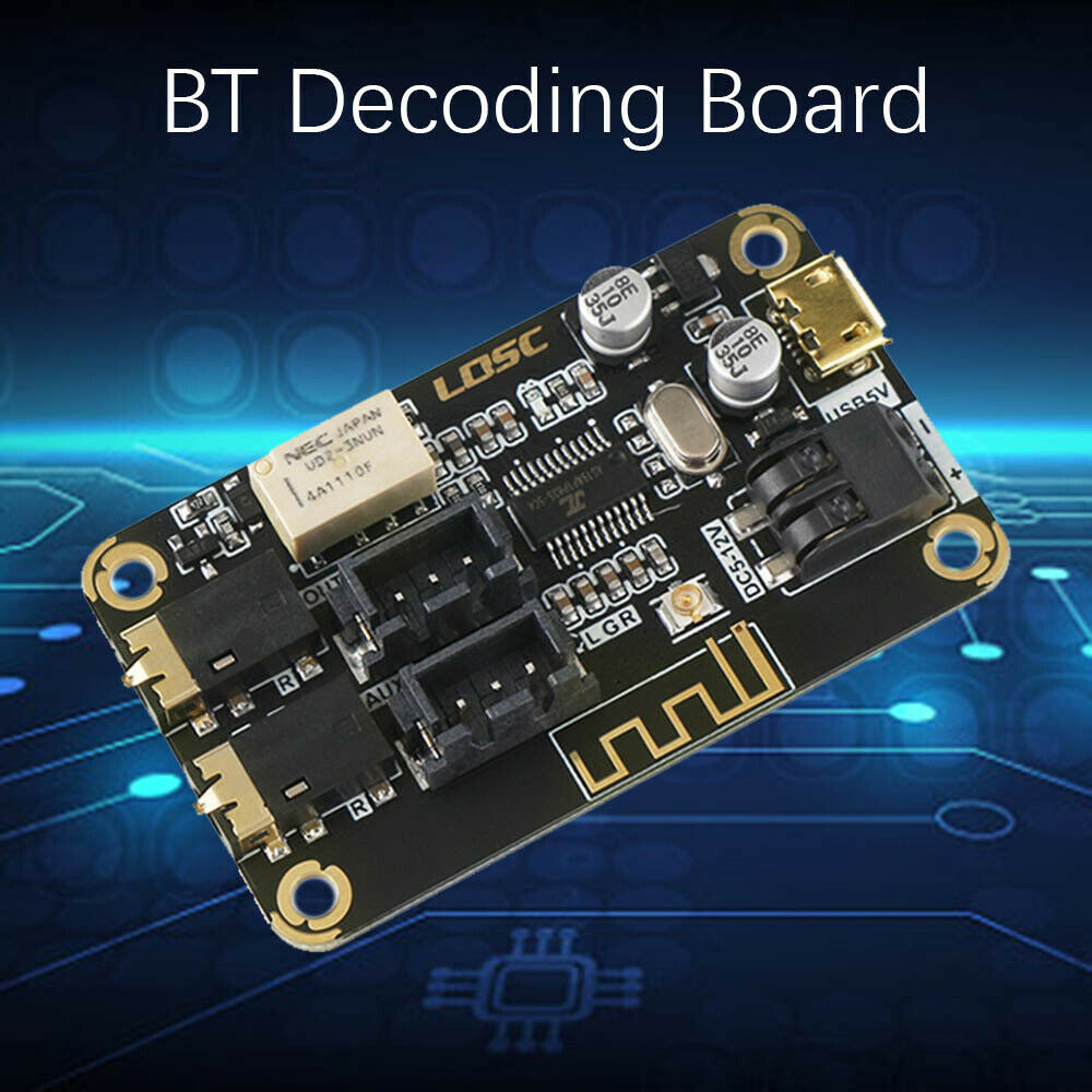 Audio Receiver Board MP3 Stereo Decoder Board Wireless Bluetooth DIY Modified LI