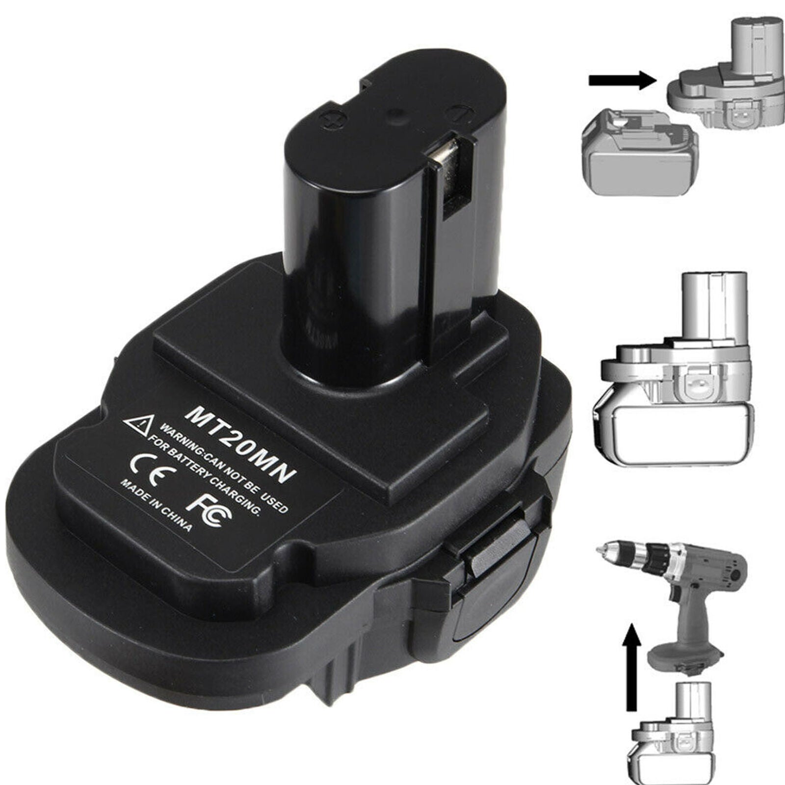 Battery Adapter Converter fit for Makita 18V Ni Cordless Power Tools Replacement