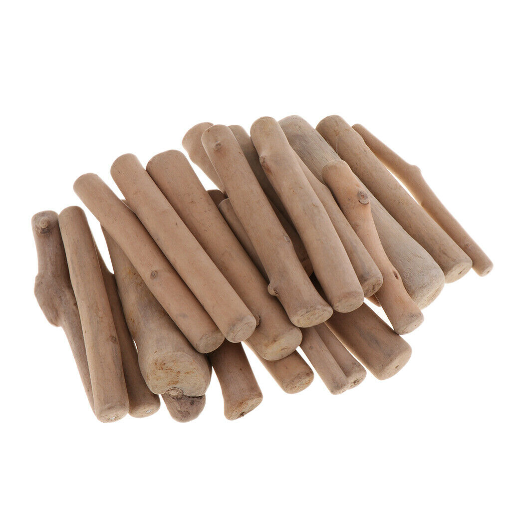 3.9" 250g Natural Wood Pieces Sticks Driftwood for Arts Crafts DIY Ornament