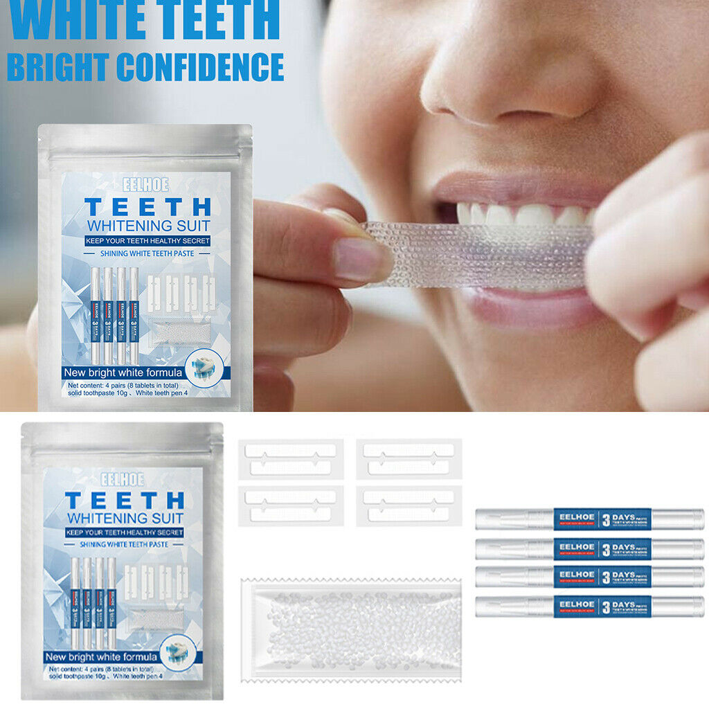 Kit Teeth Stickers Teeth Whitening Pen Teether Whitening Suit Remove Yellow