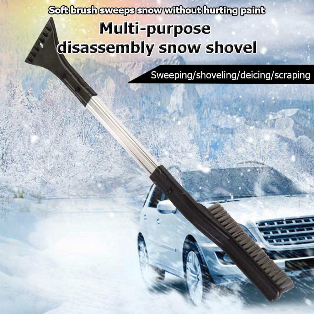 Snow Shovel ABS Detachable Car Auto Snow Ice Scraper Removal Brush Tool @