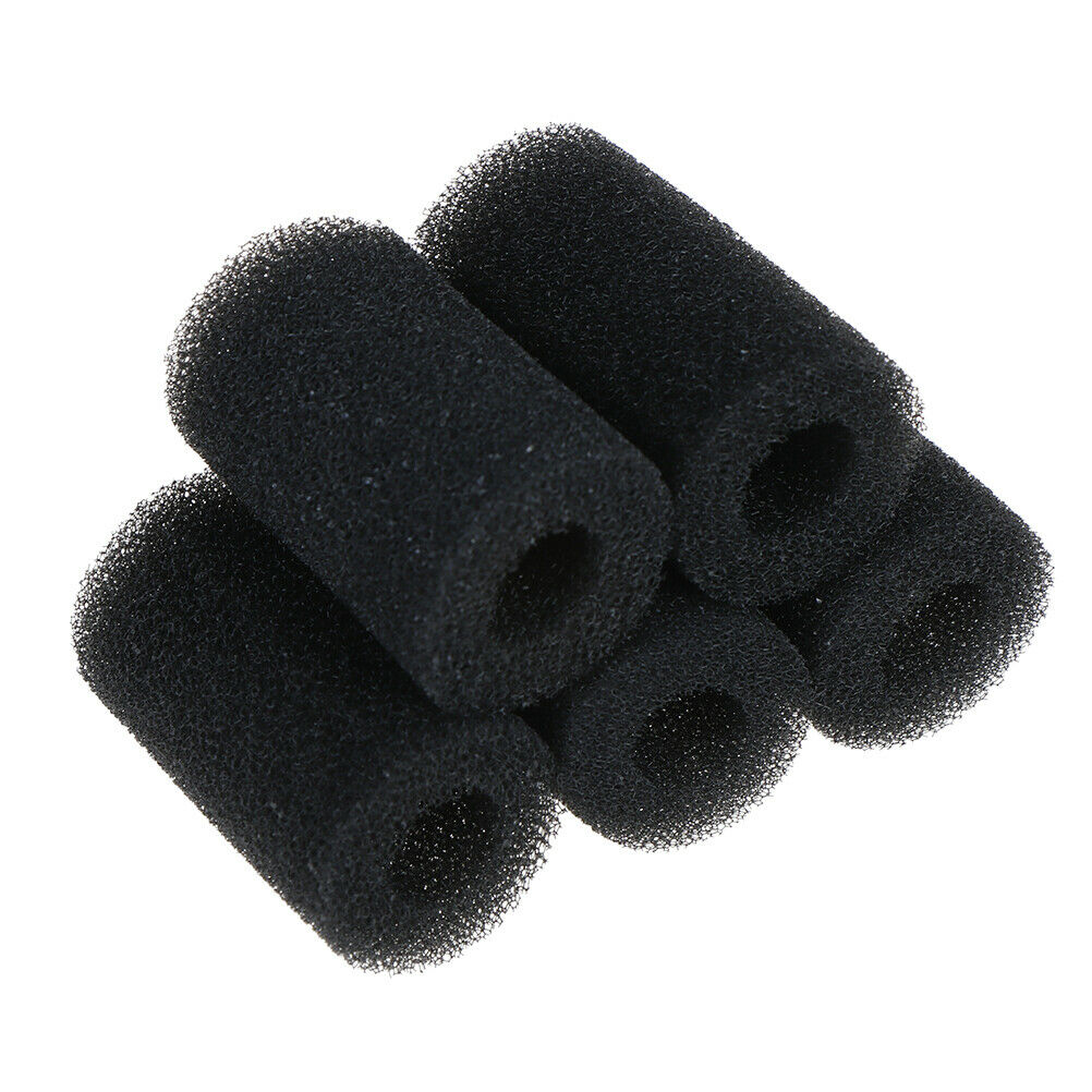 5x Sponge Aquarium Filter Protector Cover For Fish Tank Inlet Pond Black F.l8