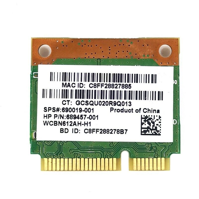 AR9565 WiFi Card QCWB335 Mini PCIE Bluetooth 4.0 150Mbps 2.4G for XP Win7 Win8K9