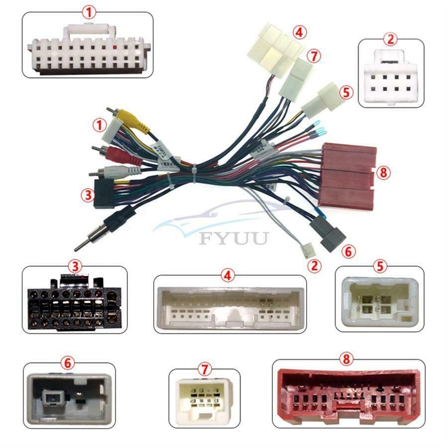 For Mazda CX-5 2012-2015 High Trim Level 16 PIN Audio Wiring Harness Connector