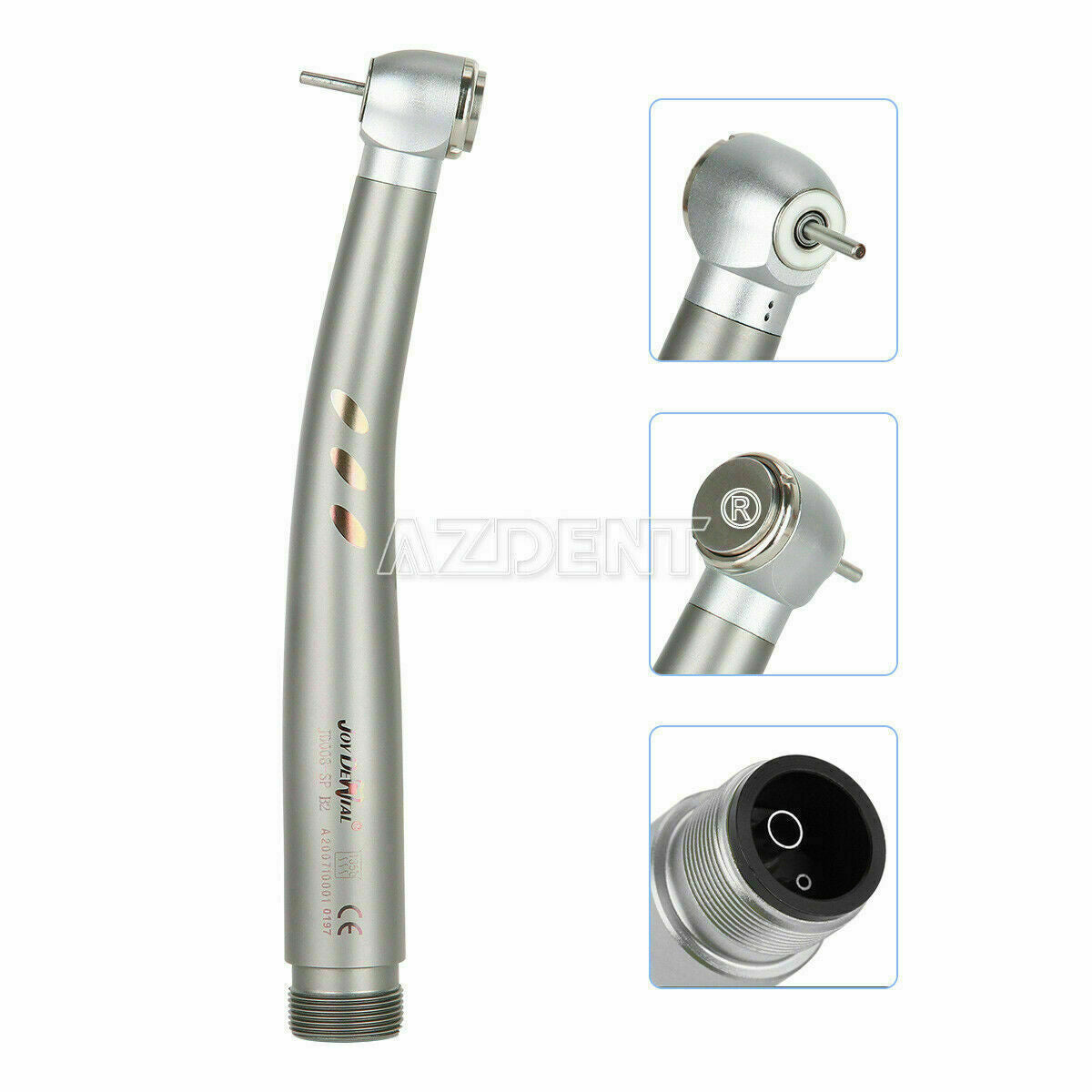 Dental E-generator Shadowless Ring LED High Speed ceramic Push Button Handpiece