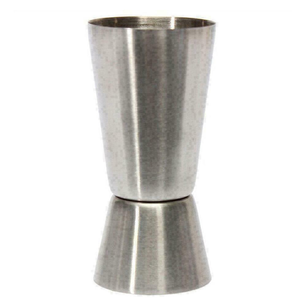 Steel Double Single Shot Measure Jigger Spirit _NEW Bar Cocktail