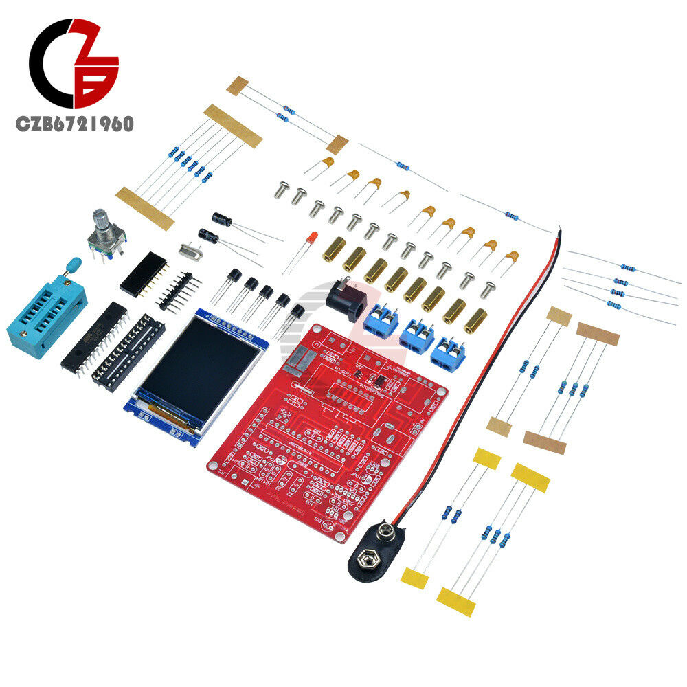 DIY TFT Mega328 Transistor Tester LCR Capacitance ESR meter Kit Frequency Signal