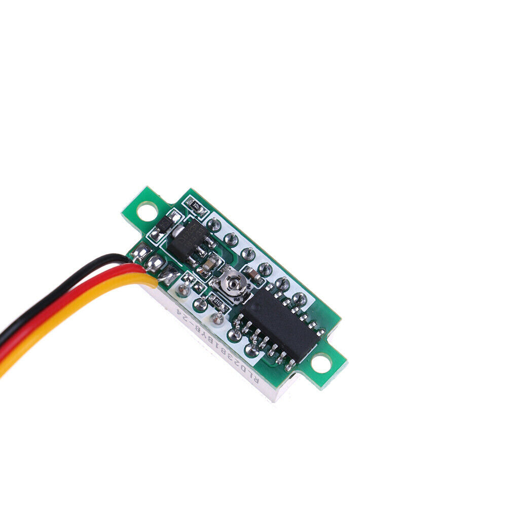 3-Wire mini DC 0-100V voltmeter LED panel 3-digital display voltage.l8