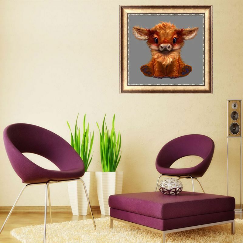 Pig 5D DIY Diamond Painting Embroidery Cross Stitch Kit Home Decor Handcrafts
