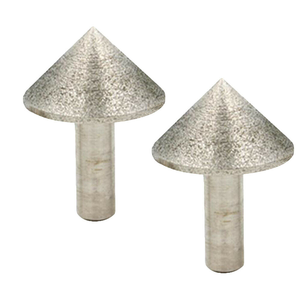 2 Pieces Countersink Deburring Mills 45mm HSS Chamfering Tool Remove Deburring