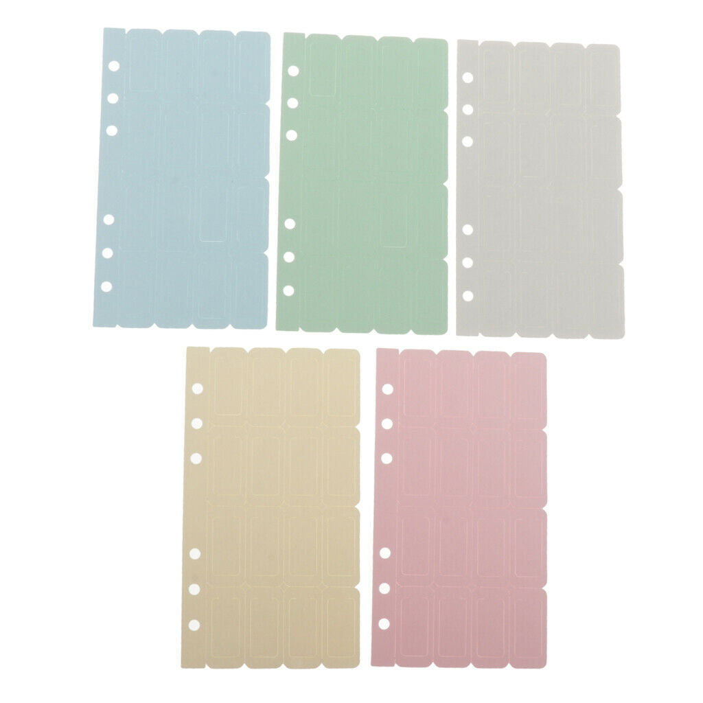 15pcs Bookmarks Makaron Solid Color Sticky Paper Markers for Taking Notes