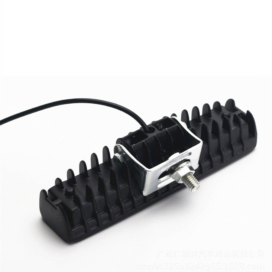 6" 48W 16 LED Work Light Flood Beam Bar Car Driving Fog Lamps Flasher Dual Color