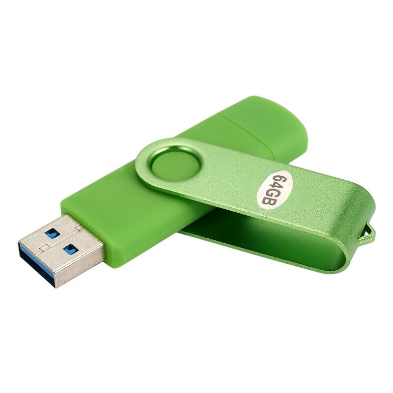 64Gb Colorful Usb 3.0 Flash Drive Otg Pendrive Micro-Usb Stick External StoragP9