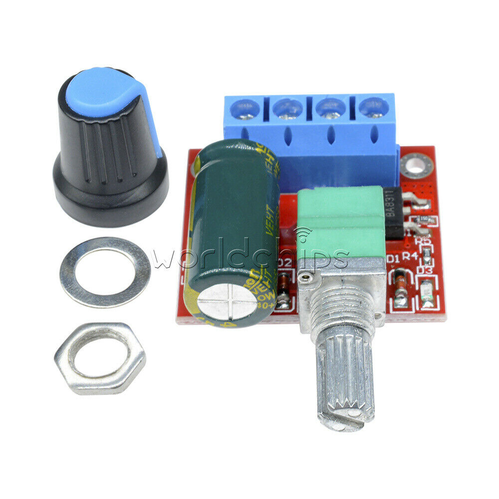 2PCS 4.5V-35V 0-5A 20khz LED PWM DC Motor Controller Speed Regulation Dimmer