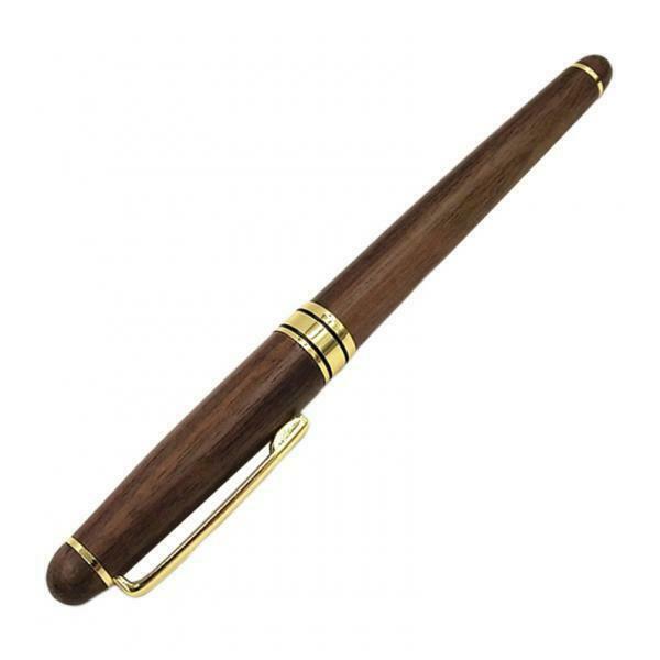 1pc Engraved Wooden Fountain Pen 0.7mm Baby Shower Birthday Baptism Gift