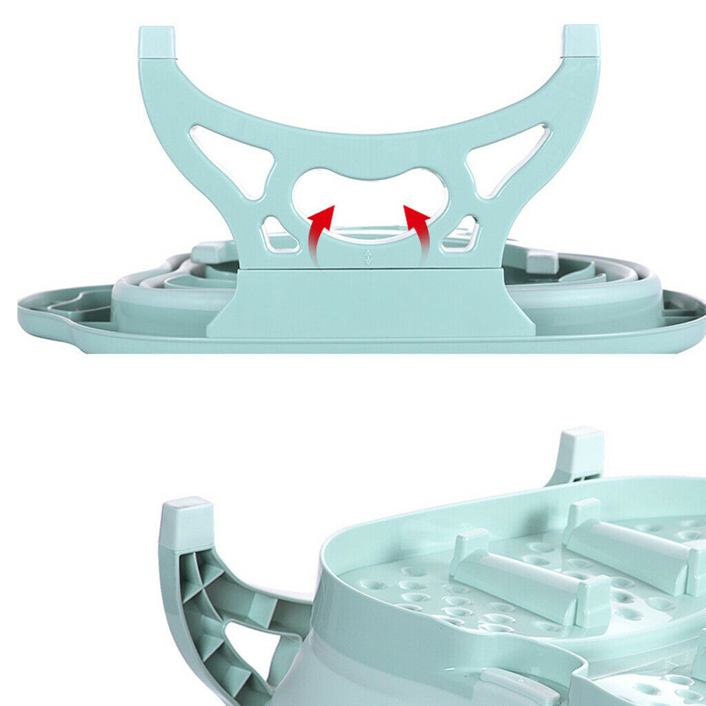Foot Spa Basin Foot Massage Tub Relief Feet Fatigue Save Space Green