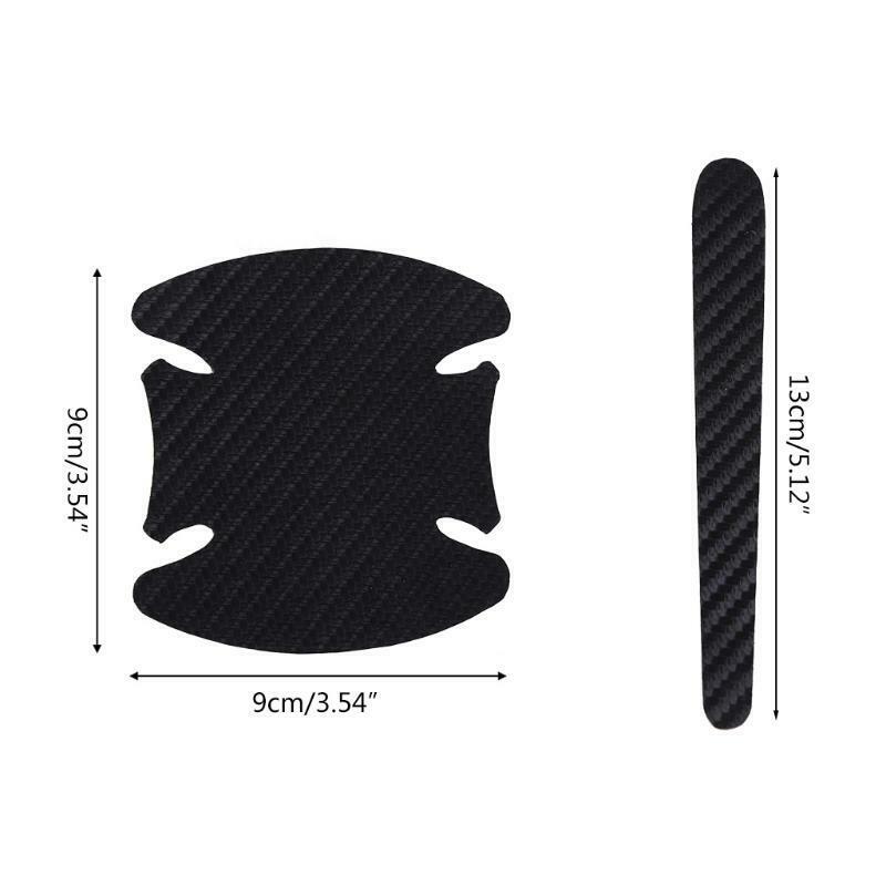 Car Door Handle Cup Protector Carbon Fiber Car Door Handle Paint Guard
