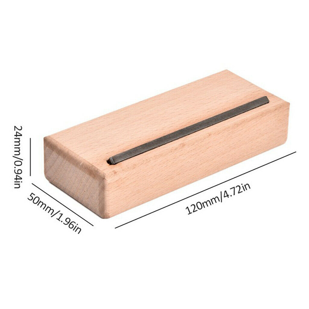 1pc 45Â° Degree Fret Bevel File Fret Edge Crowning Tools Supply for Guitar