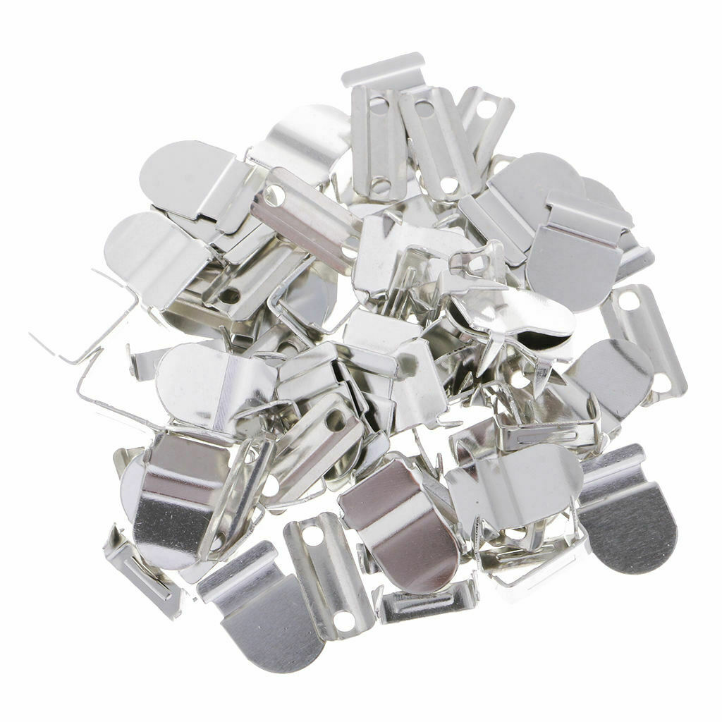 40 Sets No-Sew Hook & Eye Closure Fastener for Trousers Skirt Suits Decor